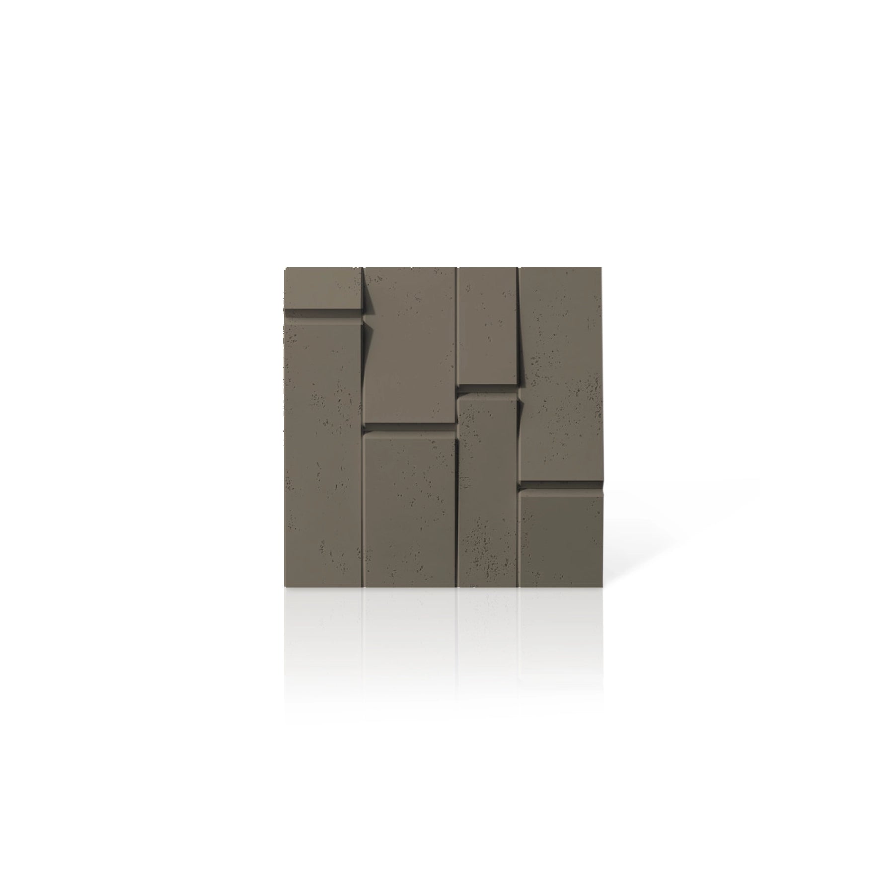 3D Concrete Wall Panels BREAK OUT colour swatch on white background DecorMania UK